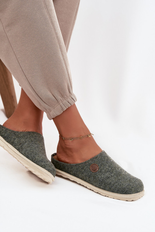 sapato caseiro Chinelos Feminino Inblu CS000047 cor verde sapato caseiro Chinelos Feminino Inblu CS000047 cor verde