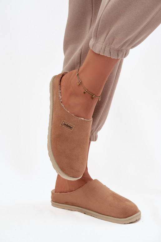 Chinelos Feminino sapato caseiro Inblu CS000045 cor marrom Chinelos Feminino sapato caseiro Inblu CS000045 cor marrom