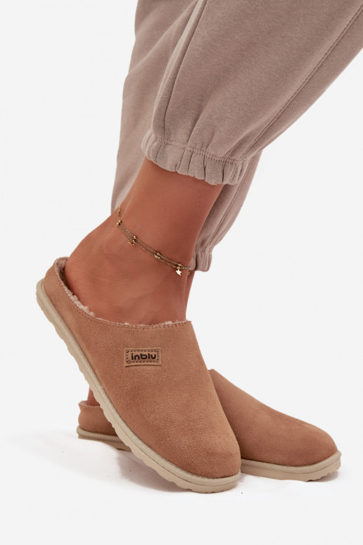 Chinelos Feminino sapato caseiro Inblu CS000045 cor marrom Chinelos Feminino sapato caseiro Inblu CS000045 cor marrom