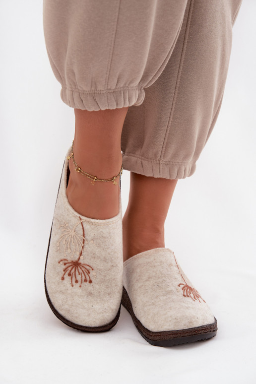 Feminino sapato caseiro Chinelos Inblu NL000011 bege Feminino sapato caseiro Chinelos Inblu NL000011 bege