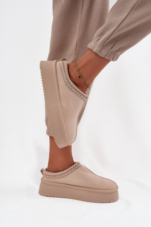 Botas de neve FemininoHaftem cor de marfim Pristina Botas de neve FemininoHaftem cor de marfim Pristina