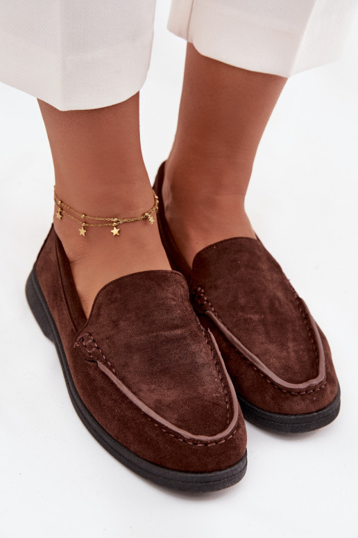 mocassins femininosde camurça ecológicau CzekoladoParae Tynara mocassins femininosde camurça ecológicau CzekoladoParae Tynara
