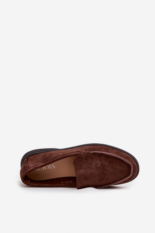 mocassins femininosde camurça ecológicau CzekoladoParae Tynara mocassins femininosde camurça ecológicau CzekoladoParae Tynara
