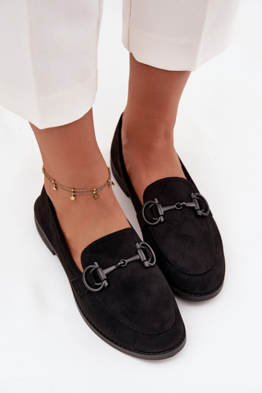 mocassins femininos Com decorações Detalem de camurça ecológicaoParae cor preta Ambria mocassins femininos Com decorações Detalem de camurça ecológicaoParae cor preta Ambria