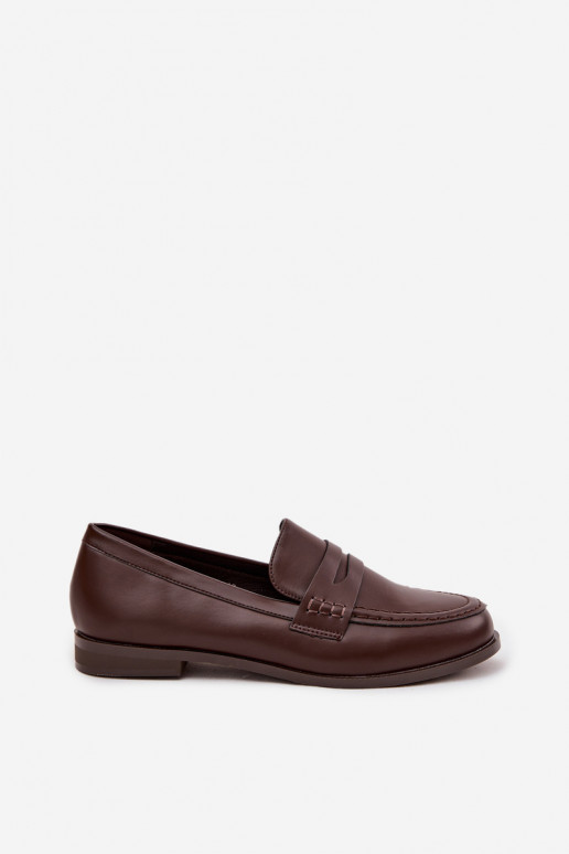 Mocassins Mocassins Feminino de couro ecológico CzekoladoParae Bessina Mocassins Mocassins Feminino de couro ecológico CzekoladoParae Bessina