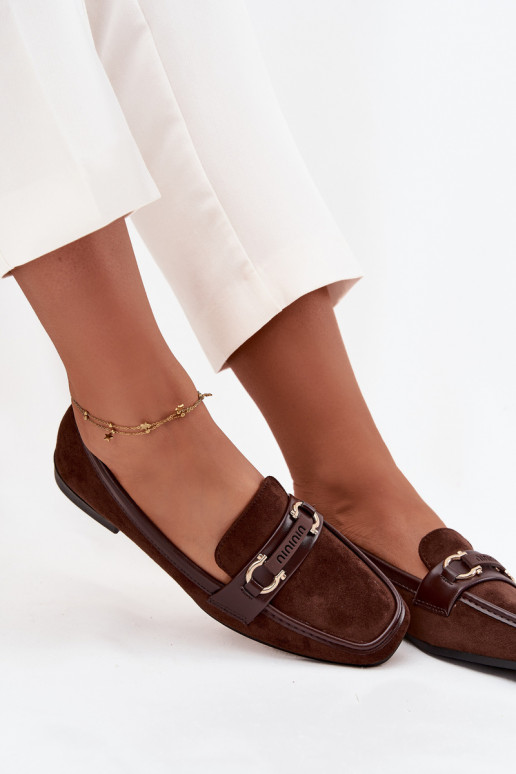 Mocassins Mocassins Feminino Com decorações Elemento CzekoladoParae Evelora Mocassins Mocassins Feminino Com decorações Elemento CzekoladoParae Evelora