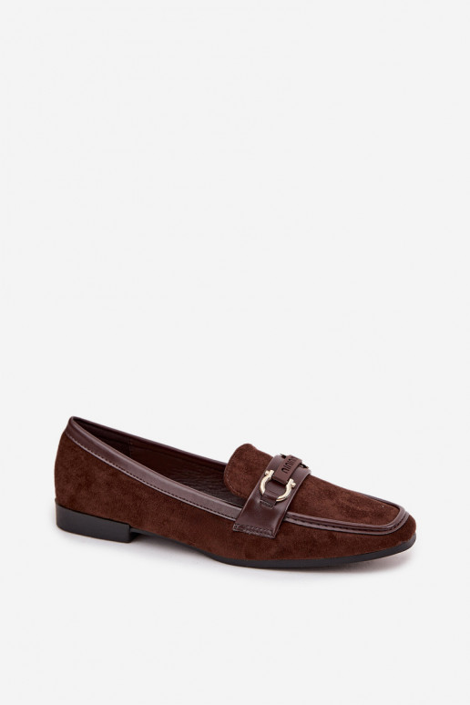 Mocassins Mocassins Feminino Com decorações Elemento CzekoladoParae Evelora Mocassins Mocassins Feminino Com decorações Elemento CzekoladoParae Evelora