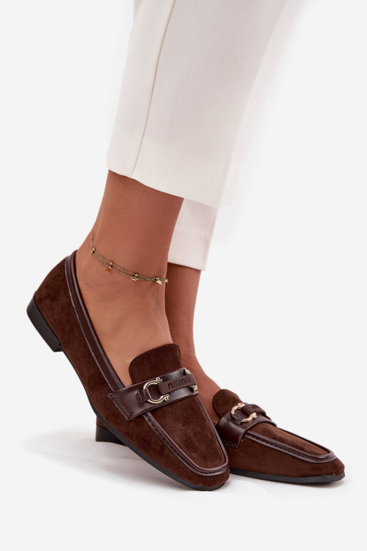 Mocassins Mocassins Feminino Com decorações Elemento CzekoladoParae Evelora Mocassins Mocassins Feminino Com decorações Elemento CzekoladoParae Evelora