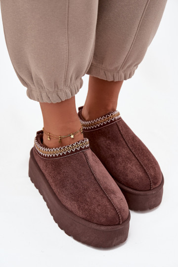 Botas de neve Feminino Com decorações Haftem CzekoladoParae Jenira