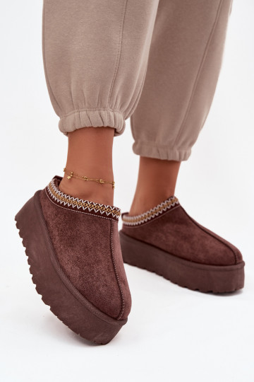 Botas de neve Feminino Com decorações Haftem CzekoladoParae Jenira 2