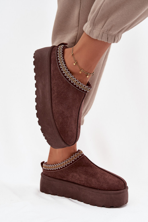 Botas de neve Feminino Com decorações Haftem CzekoladoParae Jenira Botas de neve Feminino Com decorações Haftem CzekoladoParae Jenira