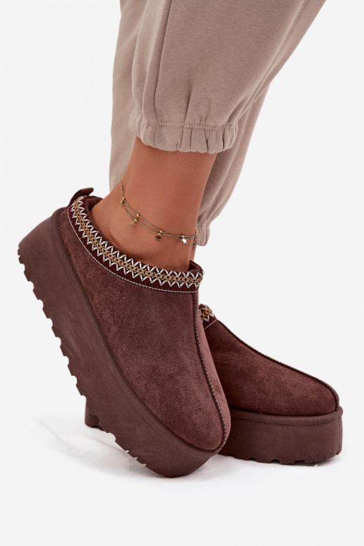 Botas de neve Feminino Com decorações Haftem CzekoladoParae Jenira Botas de neve Feminino Com decorações Haftem CzekoladoParae Jenira