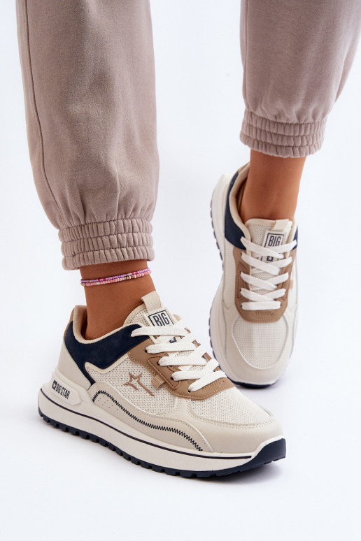 À modalo de tênis Feminino Big Star NN274A092 bege À modalo de tênis Feminino Big Star NN274A092 bege