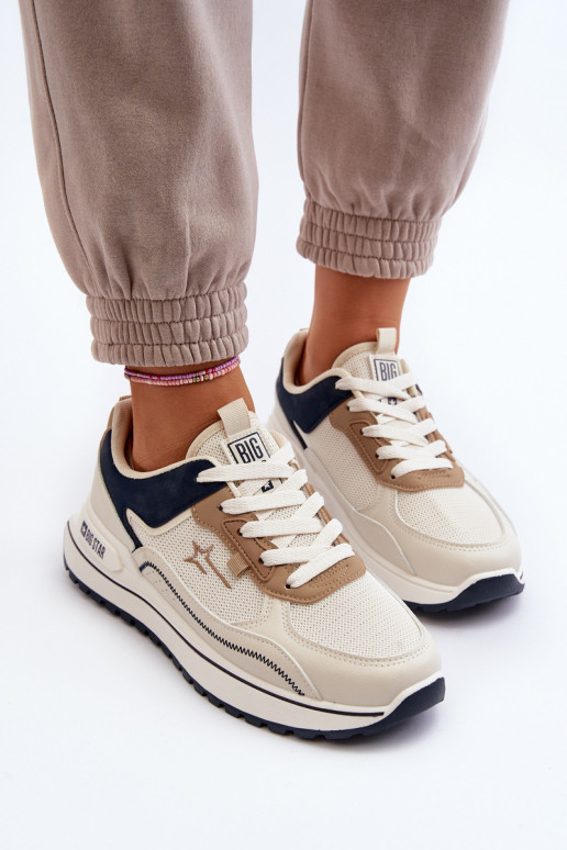 À modalo de tênis Feminino Big Star NN274A092 bege À modalo de tênis Feminino Big Star NN274A092 bege