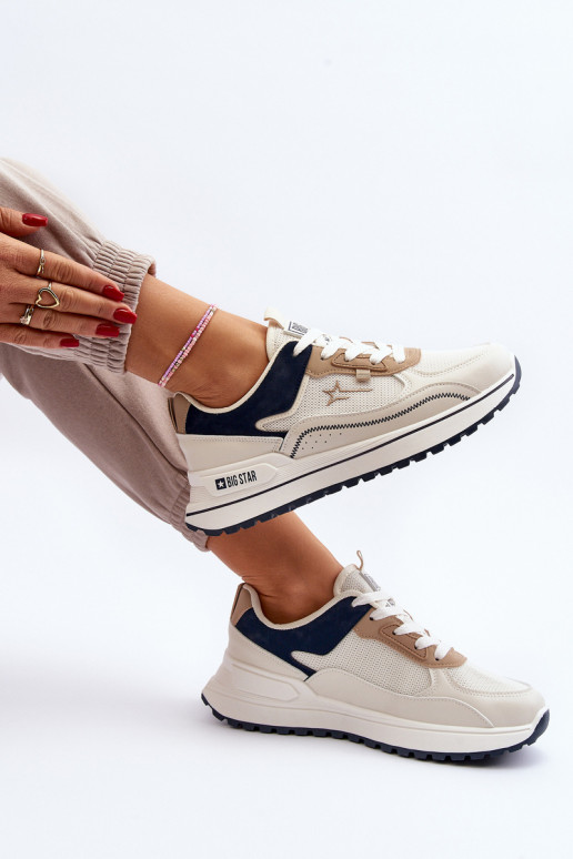 À modalo de tênis Feminino Big Star NN274A092 bege À modalo de tênis Feminino Big Star NN274A092 bege
