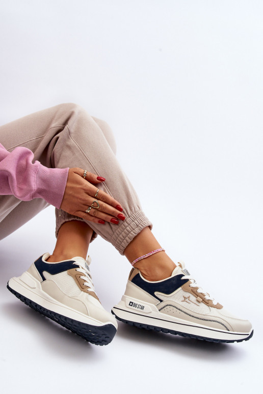 À modalo de tênis Feminino Big Star NN274A092 bege À modalo de tênis Feminino Big Star NN274A092 bege