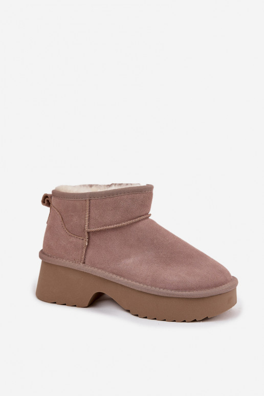 Botas de neve FemininoHabilitadoturalnego de camurçau aquecimento com pelo por dentro cor cáqui Milora Botas de neve FemininoHabilitadoturalnego de camurçau aquecimento com pelo por dentro cor cáqui Milora