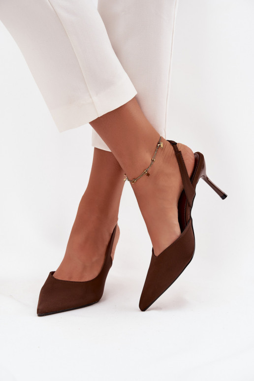 sapatos de salto altoOdkrytymi Piętami CzekoladoParae Lenira sapatos de salto altoOdkrytymi Piętami CzekoladoParae Lenira