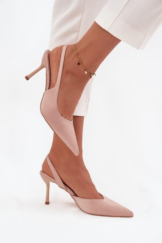 sapatos de salto altoOdkrytymi Piętami bege Lenira sapatos de salto altoOdkrytymi Piętami bege Lenira