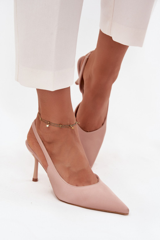 sapatos de salto altoOdkrytymi Piętami bege Lenira sapatos de salto altoOdkrytymi Piętami bege Lenira