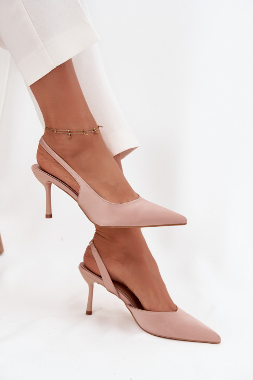 sapatos de salto altoOdkrytymi Piętami bege Lenira sapatos de salto altoOdkrytymi Piętami bege Lenira