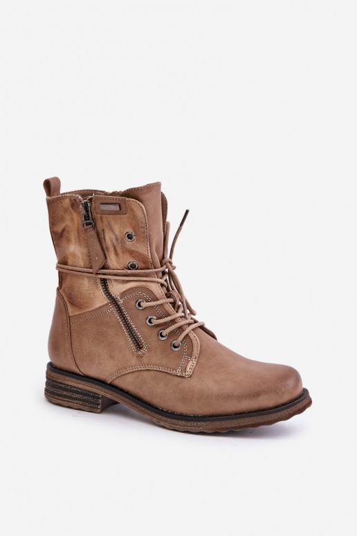 Botas enormes na moda bege Perfecto Botas enormes na moda bege Perfecto