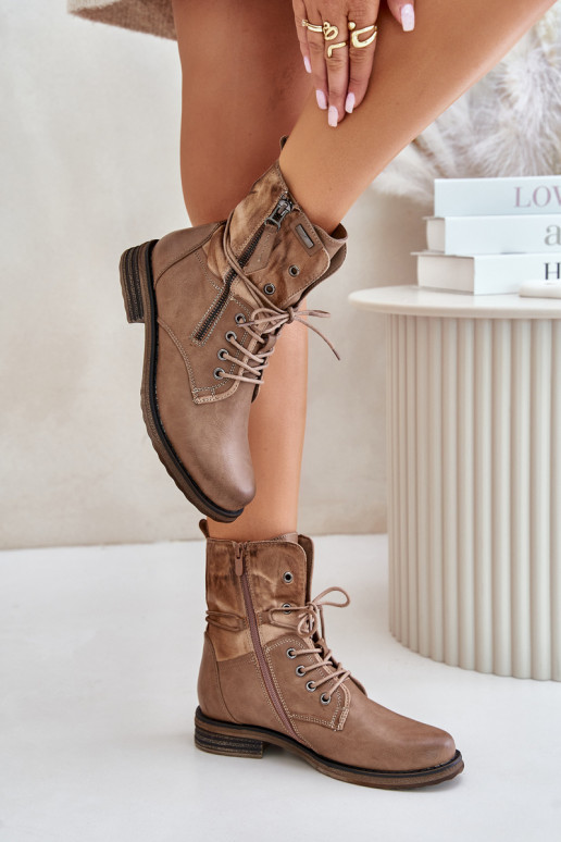 Botas enormes na moda bege Perfecto Botas enormes na moda bege Perfecto