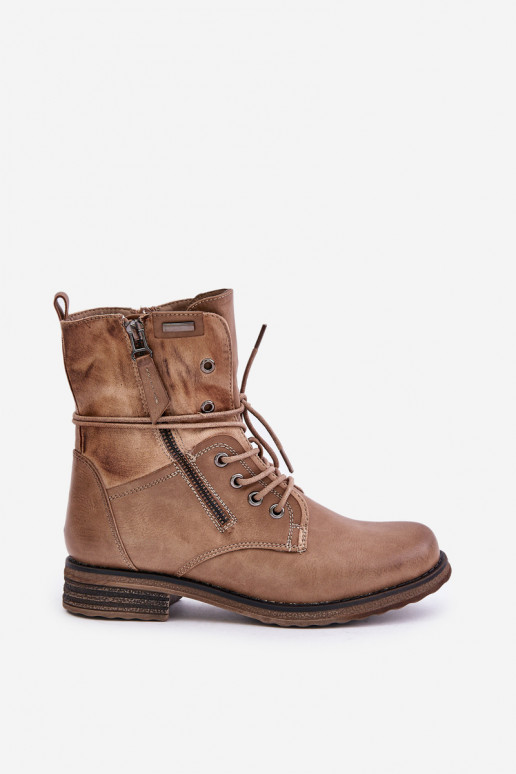 Botas enormes na moda bege Perfecto Botas enormes na moda bege Perfecto