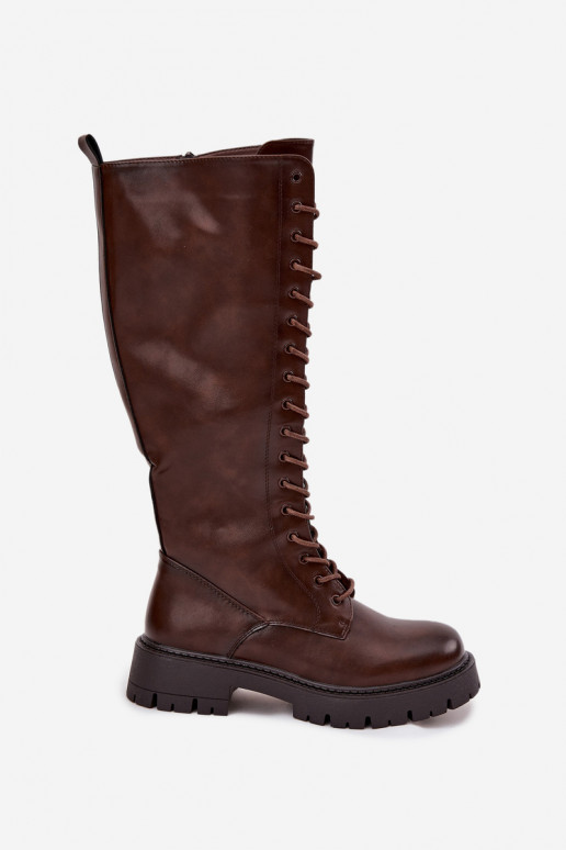 aquecimento com atacadores botas femininas CzekoladoParae Meliora aquecimento com atacadores botas femininas CzekoladoParae Meliora