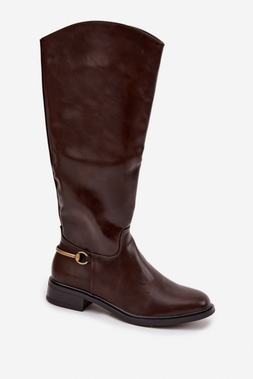 aquecimento botas femininas com salto largo Com decorações Detalem CzekoladoParae Renaya aquecimento botas femininas com salto largo Com decorações Detalem CzekoladoParae Renaya