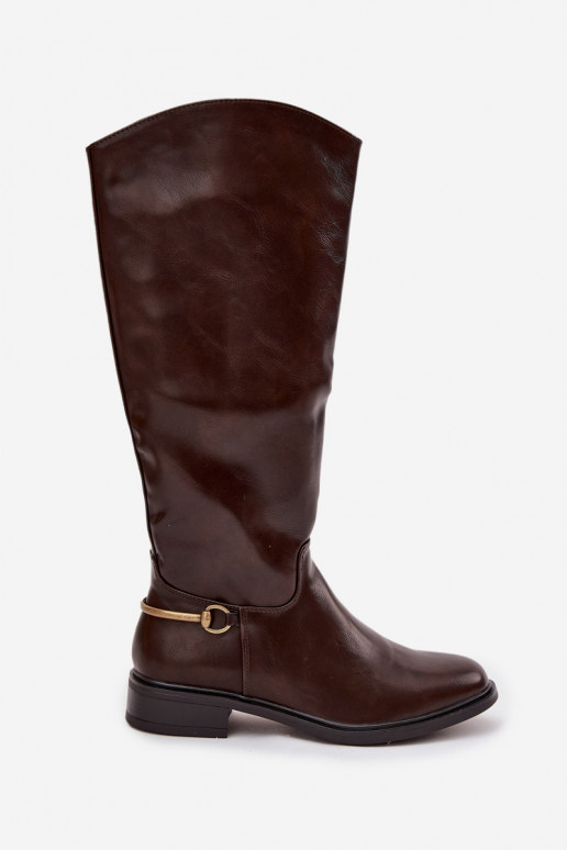 aquecimento botas femininas com salto largo Com decorações Detalem CzekoladoParae Renaya aquecimento botas femininas com salto largo Com decorações Detalem CzekoladoParae Renaya
