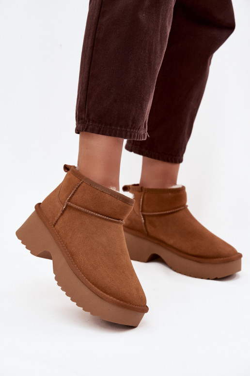 Botas de neve FemininoHabilitadoturalnego de camurçau aquecimento com pelo por dentro cor marrom Milora Botas de neve FemininoHabilitadoturalnego de camurçau aquecimento com pelo por dentro cor marrom Milora