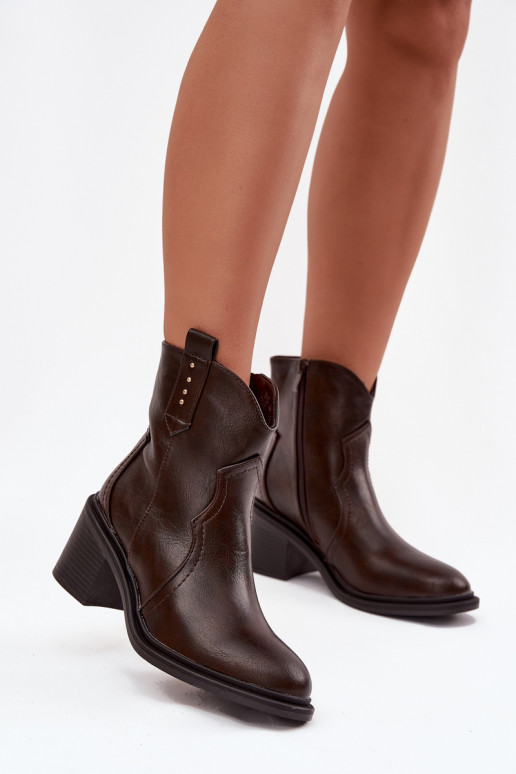 aquecimento Botas femininas com salto CzekoladoParae Brilynn aquecimento Botas femininas com salto CzekoladoParae Brilynn