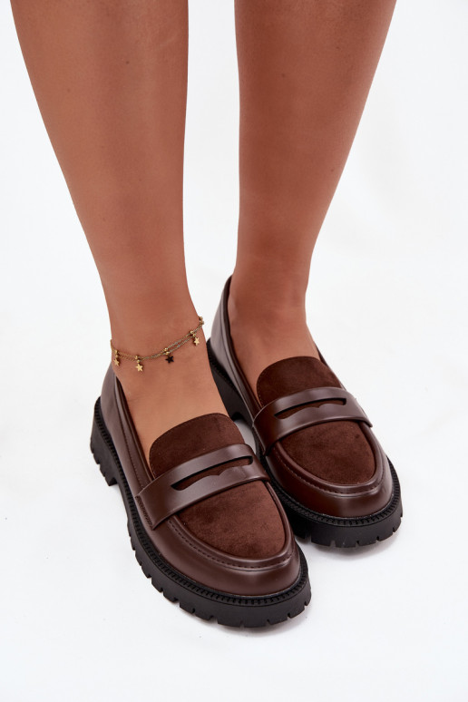 mocassins femininos de couro ecológico CzekoladoParae Cailen mocassins femininos de couro ecológico CzekoladoParae Cailen