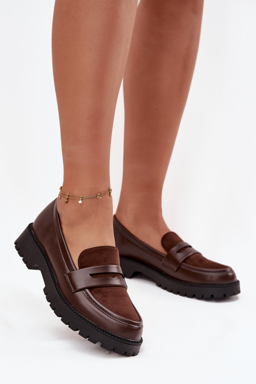 mocassins femininos de couro ecológico CzekoladoParae Cailen mocassins femininos de couro ecológico CzekoladoParae Cailen