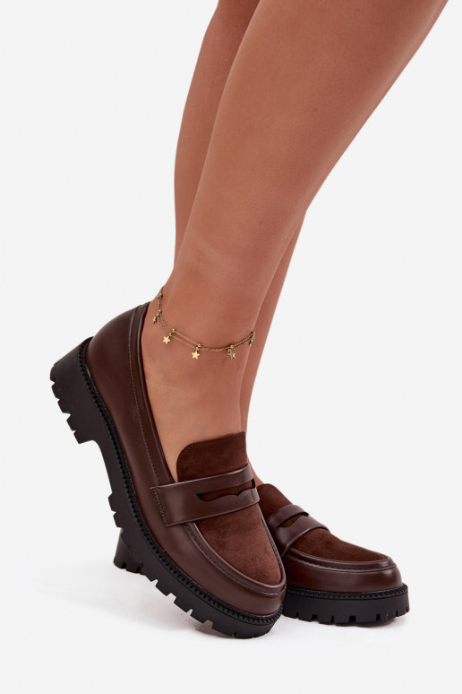 mocassins femininos de couro ecológico CzekoladoParae Cailen mocassins femininos de couro ecológico CzekoladoParae Cailen