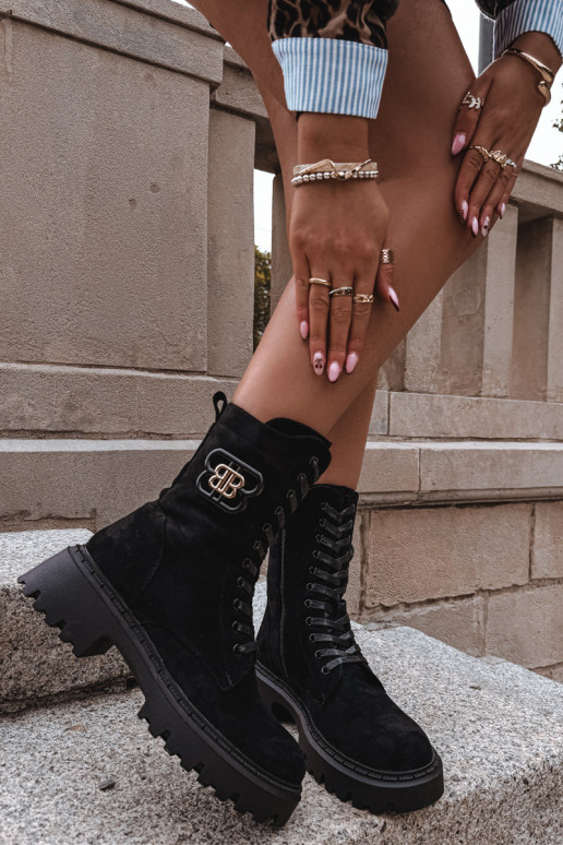 Botas EMokrery Feminino Com decorações Elemento aquecimento cor preta Kalindra Botas EMokrery Feminino Com decorações Elemento aquecimento cor preta Kalindra