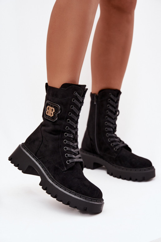 Botas EMokrery Feminino Com decorações Elemento aquecimento cor preta Kalindra Botas EMokrery Feminino Com decorações Elemento aquecimento cor preta Kalindra