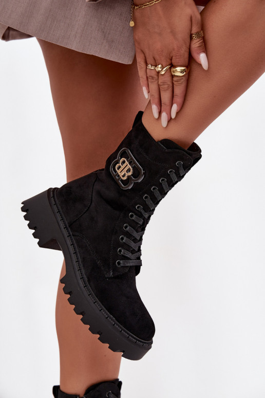 Botas EMokrery Feminino Com decorações Elemento aquecimento cor preta Kalindra Botas EMokrery Feminino Com decorações Elemento aquecimento cor preta Kalindra