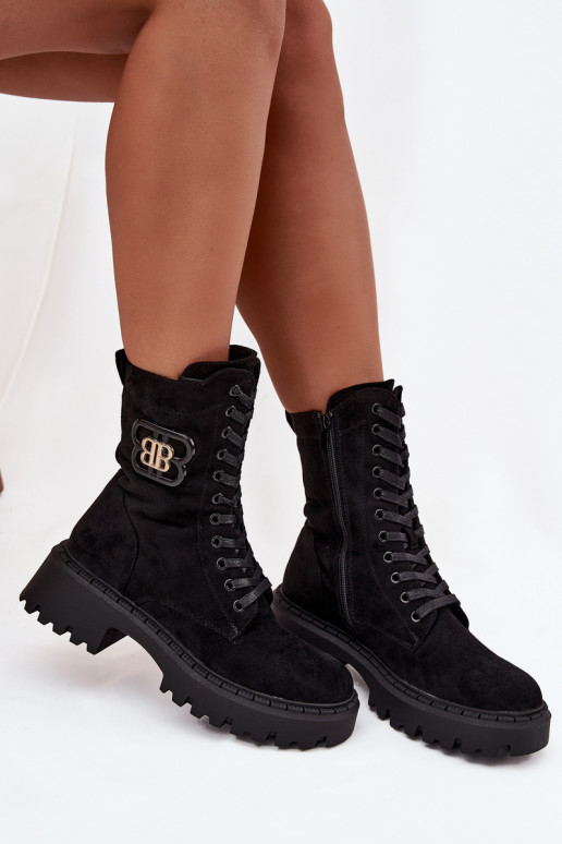 Botas EMokrery Feminino Com decorações Elemento aquecimento cor preta Kalindra Botas EMokrery Feminino Com decorações Elemento aquecimento cor preta Kalindra