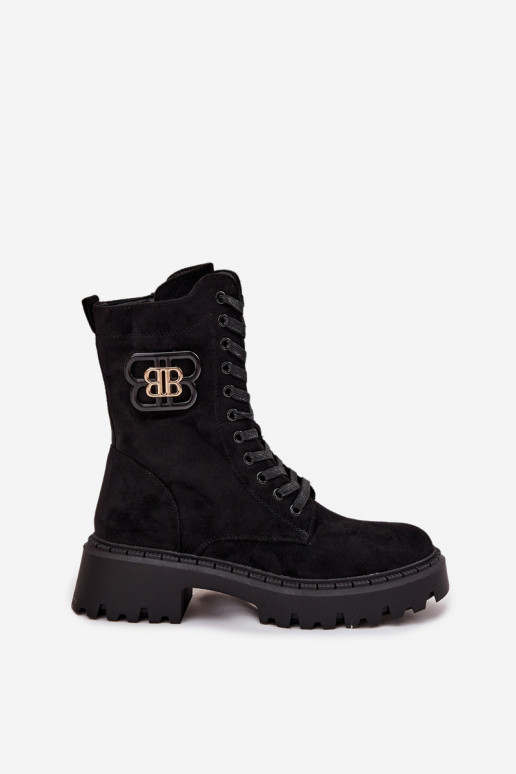 Botas EMokrery Feminino Com decorações Elemento aquecimento cor preta Kalindra Botas EMokrery Feminino Com decorações Elemento aquecimento cor preta Kalindra