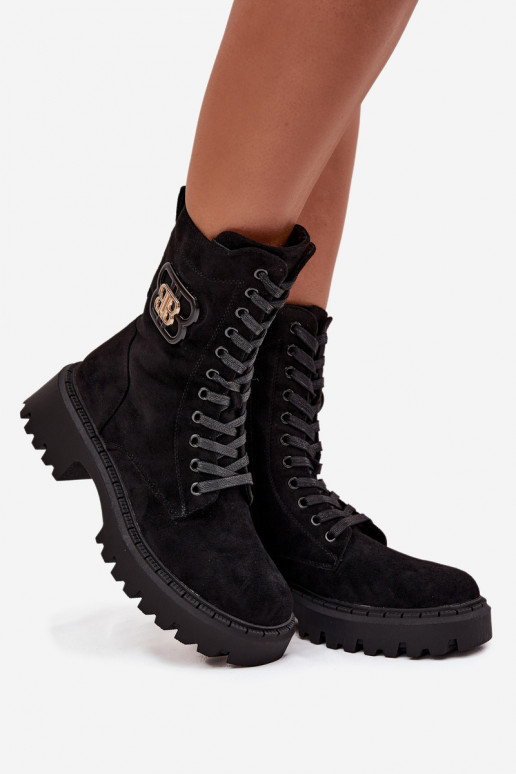 Botas EMokrery Feminino Com decorações Elemento aquecimento cor preta Kalindra Botas EMokrery Feminino Com decorações Elemento aquecimento cor preta Kalindra