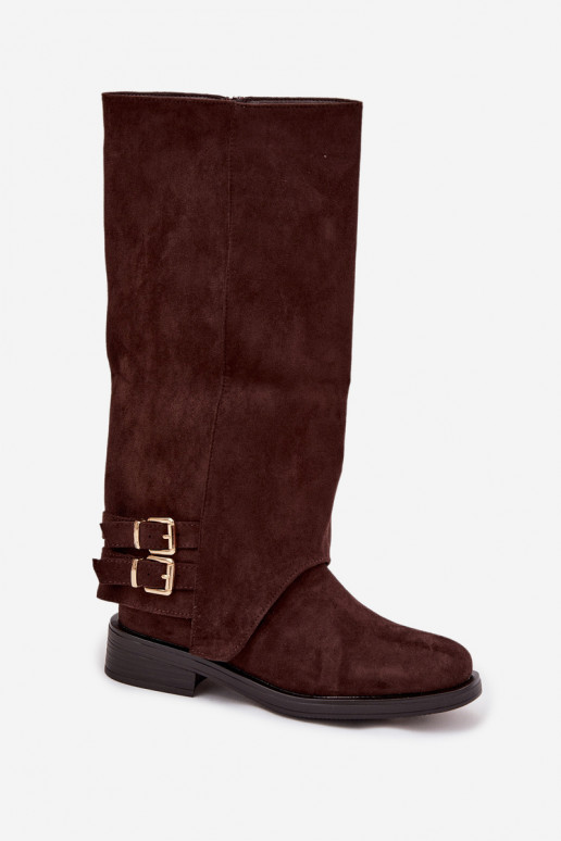 aquecimento botas femininas com fivelas CzekoladoParae Umbria aquecimento botas femininas com fivelas CzekoladoParae Umbria