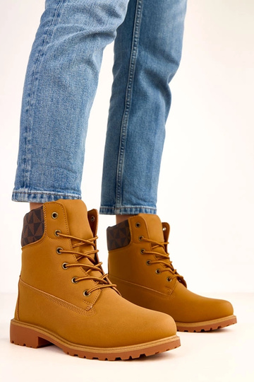 Botas de trabalho marrons...