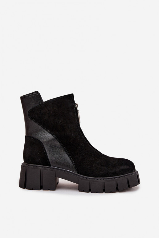 Botas femininasHabilitadoturalnego de camurçau aquecimento D&A JC52-874 cor preta Botas femininasHabilitadoturalnego de camurçau aquecimento D&A JC52-874 cor preta