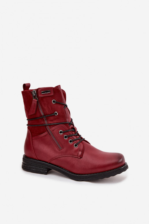 Botas enormes na moda Borgonha Perfecto Botas enormes na moda Borgonha Perfecto