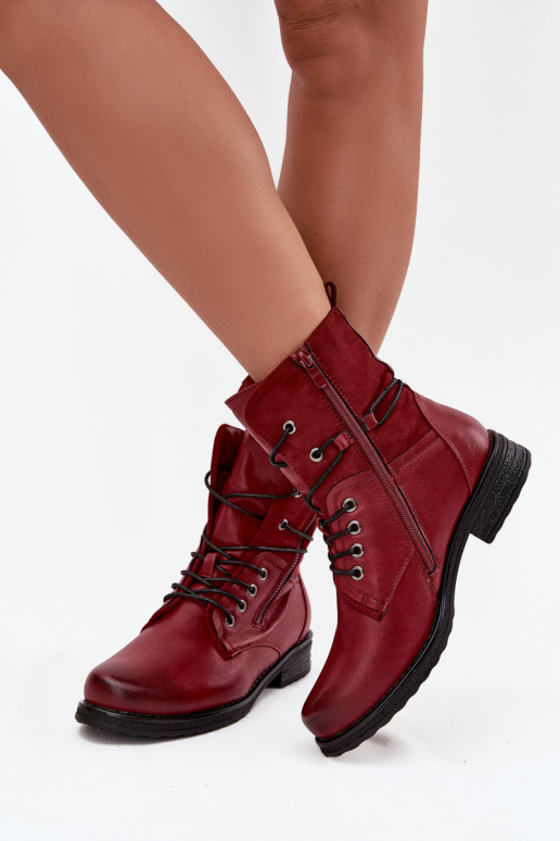 Botas enormes na moda Borgonha Perfecto Botas enormes na moda Borgonha Perfecto