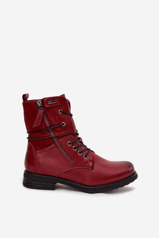 Botas enormes na moda Borgonha Perfecto Botas enormes na moda Borgonha Perfecto