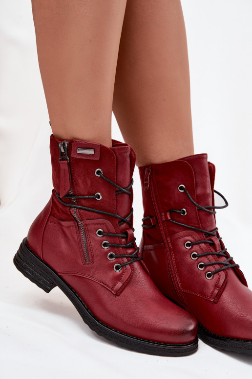 Botas enormes na moda Borgonha Perfecto Botas enormes na moda Borgonha Perfecto