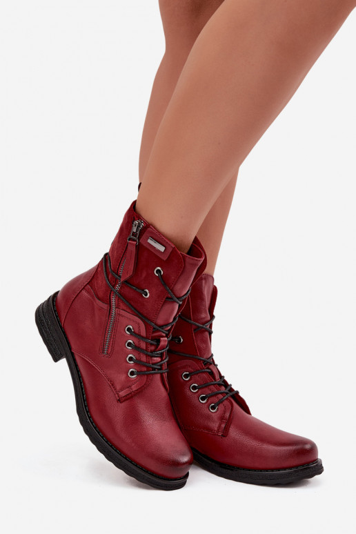 Botas enormes na moda Borgonha Perfecto Botas enormes na moda Borgonha Perfecto